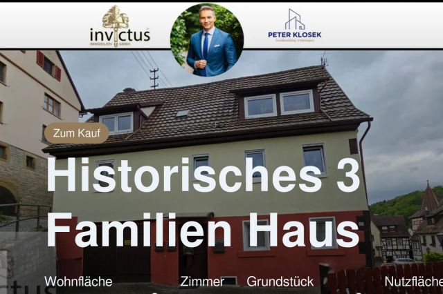 Neu im Angebot: Historisches  3 Familien Haus