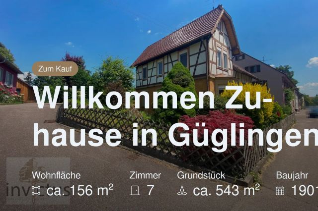 Neu im Angebot: Willkommen Zuhause in Güglingen