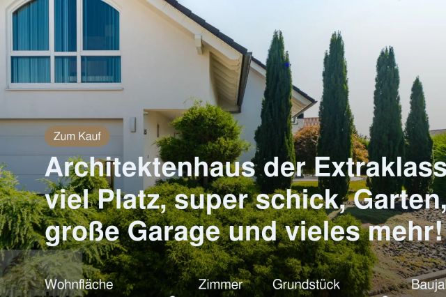 Neu im Angebot: Architektenhaus der Extraklasse, viel Platz, super schick, Garten, große Garage und vieles mehr!