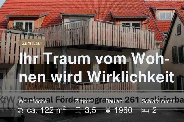 Neu im Angebot: Ihr Traum vom Wohnen wird Wirklichkeit